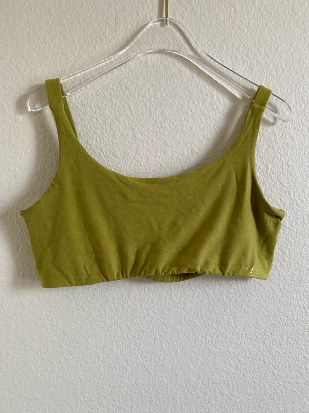 Indigo Luna Boxy Crop Chartreuse